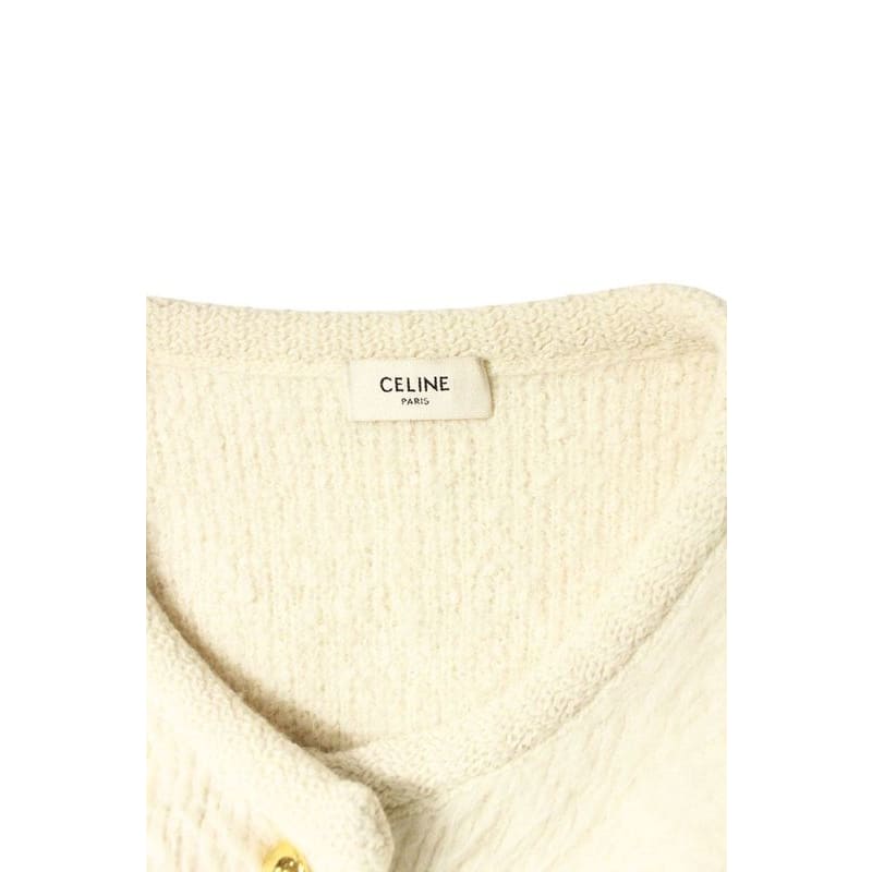 Celine 2 A59 V872 P Cropped Chasseur No Collar Blouson Jacket Women's