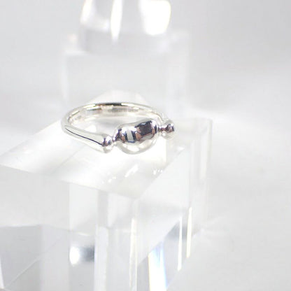 Tiffany & Co AG 925 Bean Ring No 8 J129-8