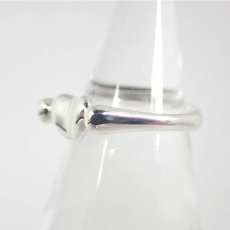 Tiffany & Co AG 925 Bean Ring No 8 J129-8