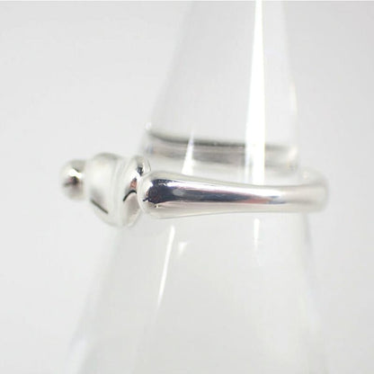 Tiffany & Co AG 925 Bean Ring No 8 J129-8