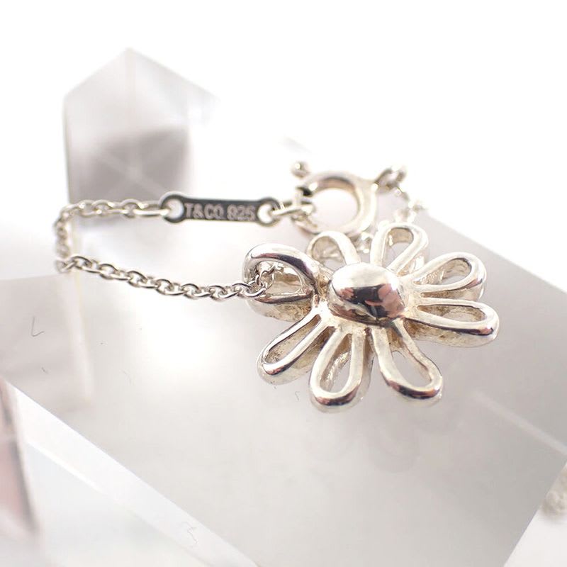 Tiffany & Co 925 Daisy Pendant Necklace J129-3