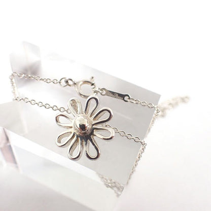 Tiffany & Co 925 Daisy Pendant Necklace J129-3
