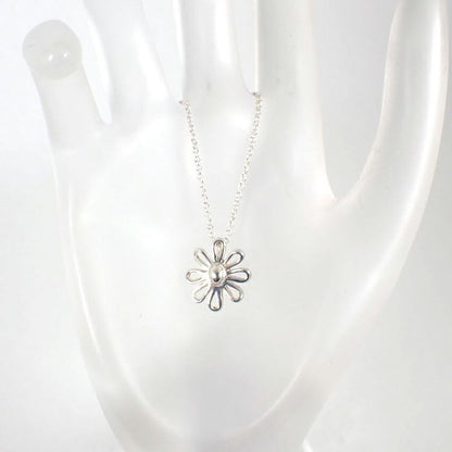 Tiffany & Co 925 Daisy Pendant Necklace J129-3