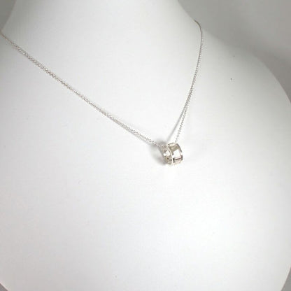 Tiffany & Co AG 925 Open Atlas Pendant J129-6