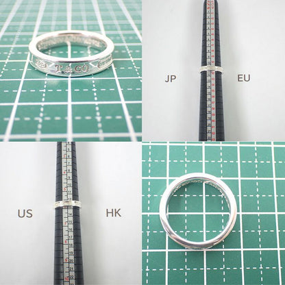 Tiffany & Co AG 925 1837 Narrow Ring No 11 J129-2