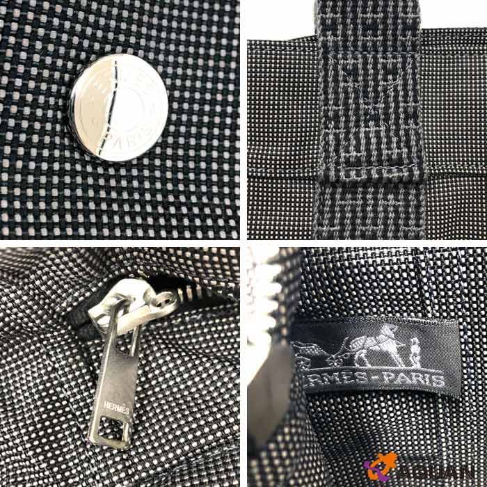 Hermes Her Line Tote Bag MM Gray