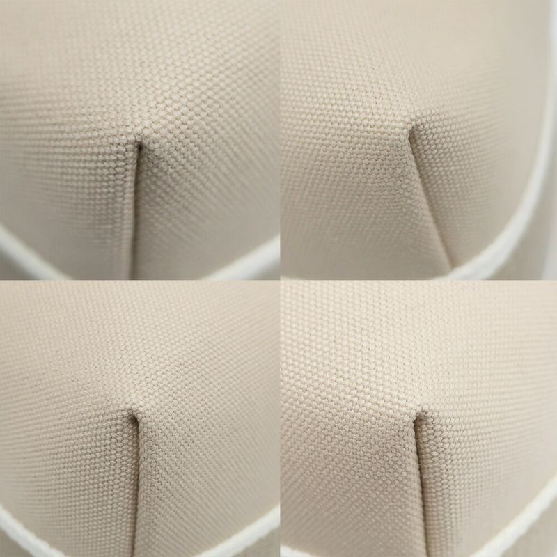 Hermes Brid A Black PM Handbag Natural Silver-hardware Cotton Pouch