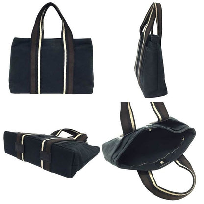 Hermes Troca Horizontal PM Tote Bag Canvas Black