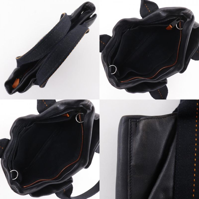 Hermes Caravan Horizontal PM Voderma Black Women's Handbag