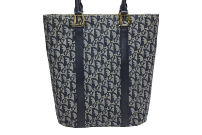 Dior Trotter Handbag 0 C Navy Galliano — view 3