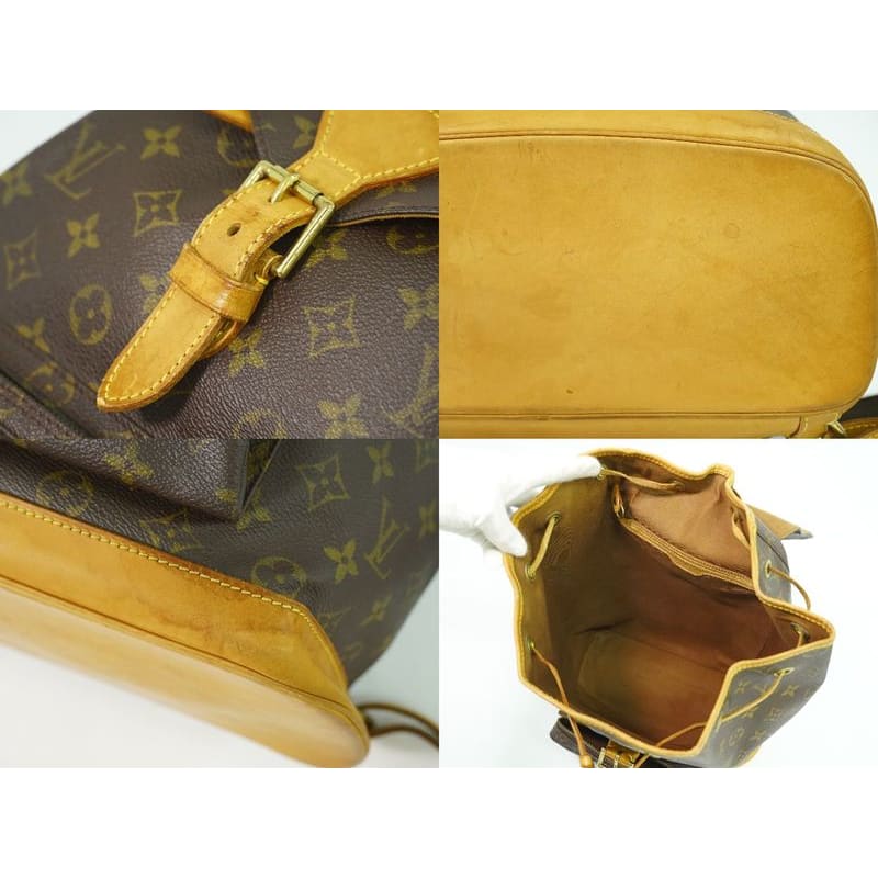 Louis Vuitton Montsouris GM Monogram Rucksack Sac Backpack Brown
