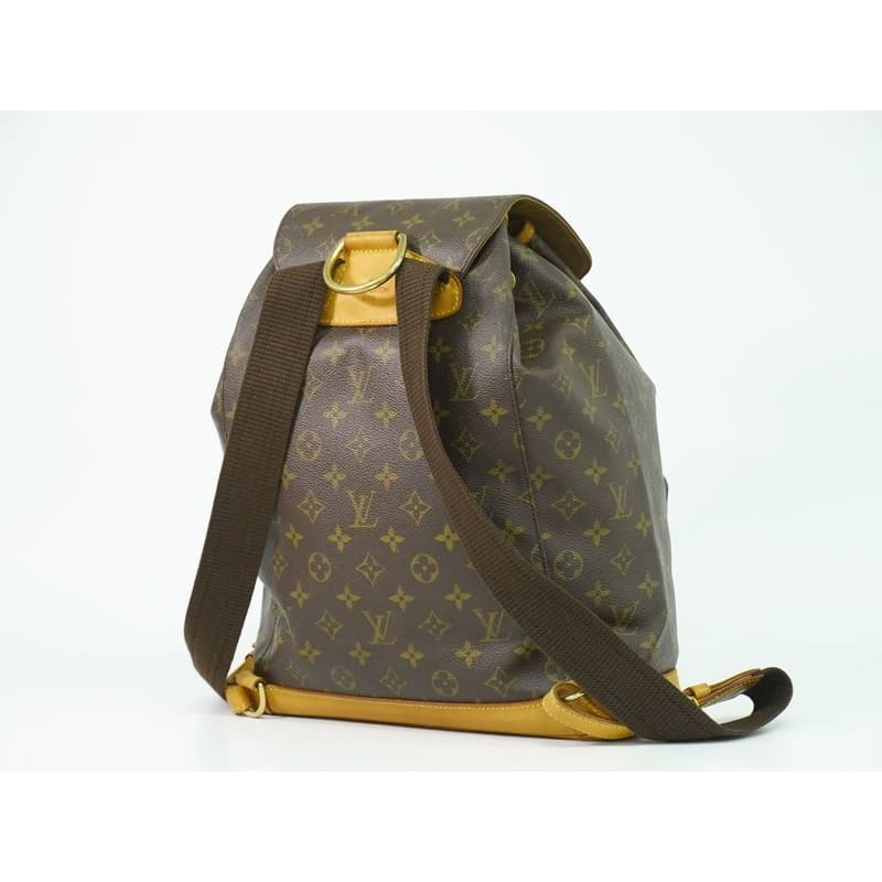 Louis Vuitton Montsouris GM Monogram Rucksack Sac Backpack Brown