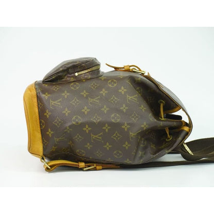 Louis Vuitton Montsouris GM Monogram Rucksack Sac Backpack Brown