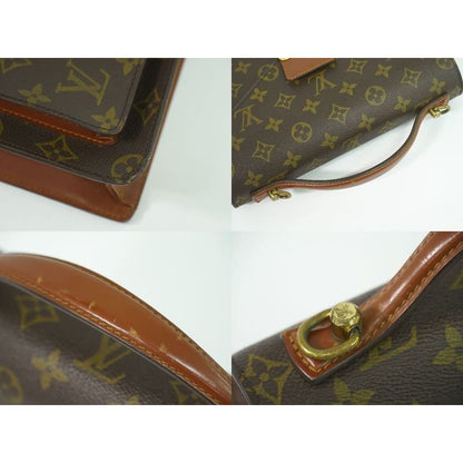 Louis Vuitton Monceau 26 Monogram Handbag Brown