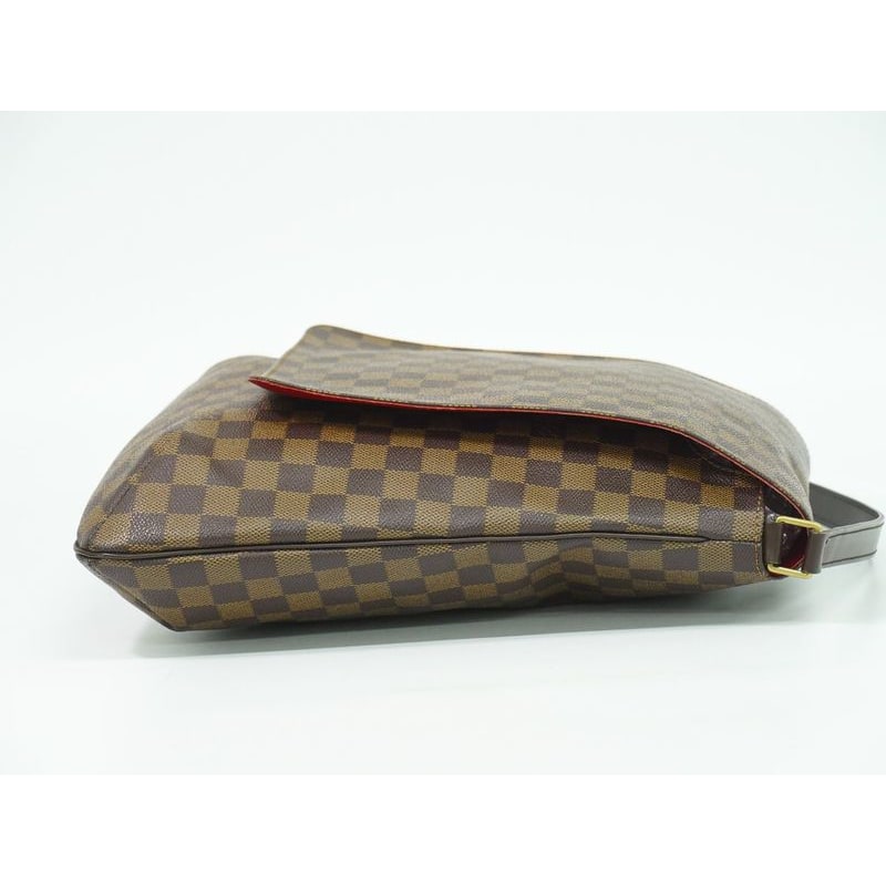 Louis Vuitton Musette Damier Ebene Shoulder Bag Pochette Brown