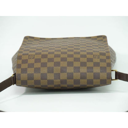 Louis Vuitton Musette Damier Ebene Shoulder Bag Pochette Brown