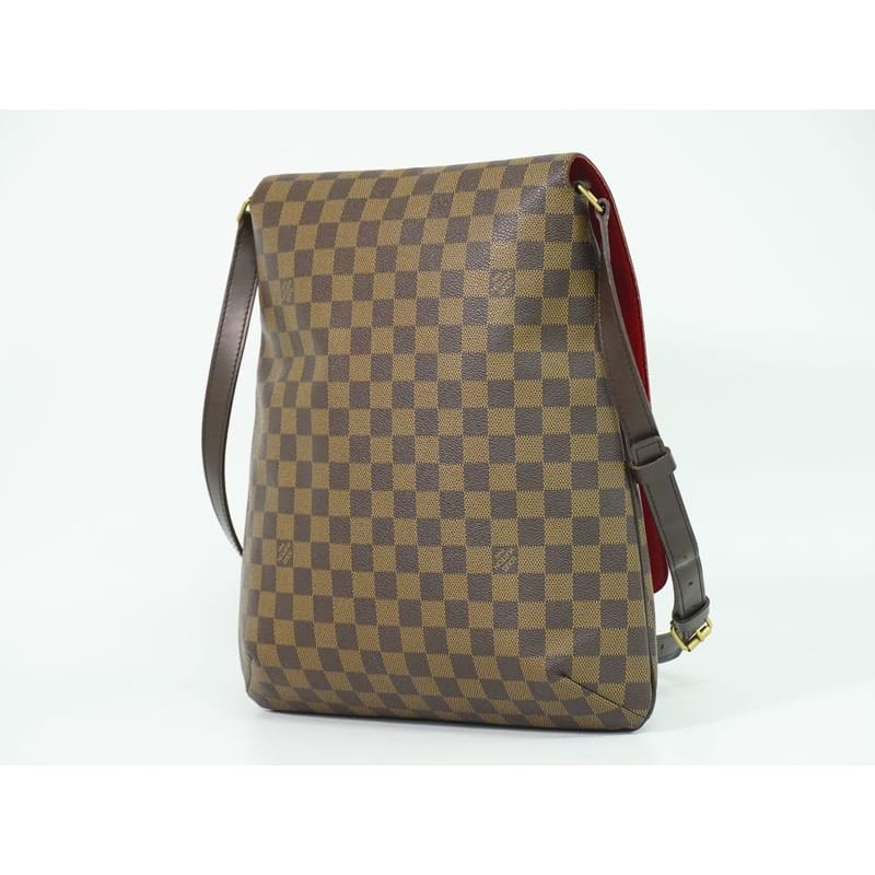 Louis Vuitton Musette Damier Ebene Shoulder Bag Pochette Brown