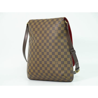 Louis Vuitton Musette Damier Ebene Shoulder Bag Pochette Brown