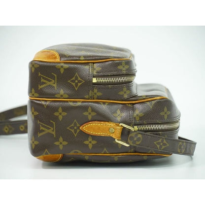 Louis Vuitton Nile Monogram Shoulder Bag Pochette Brown