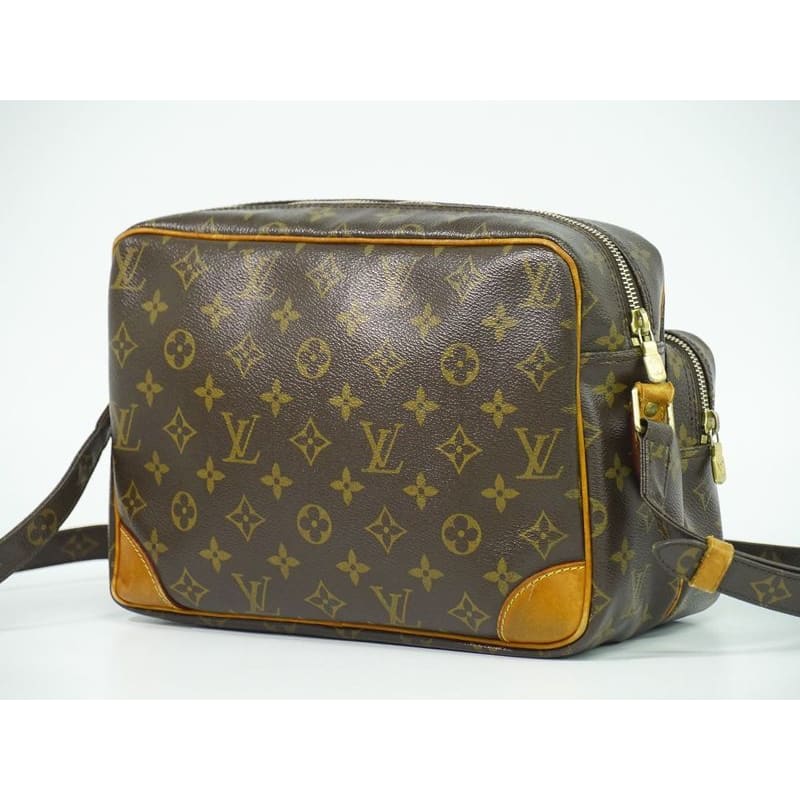 Louis Vuitton Nile Monogram Shoulder Bag Pochette Brown