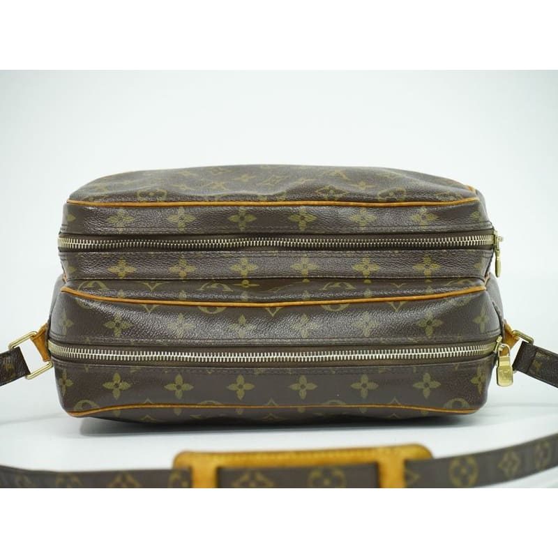 Louis Vuitton Nile Monogram Shoulder Bag Pochette Brown