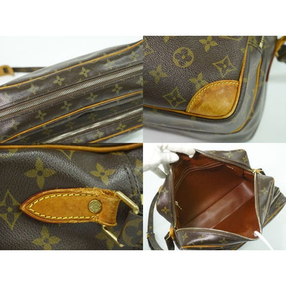 Louis Vuitton Nile Monogram Shoulder Bag Pochette Brown