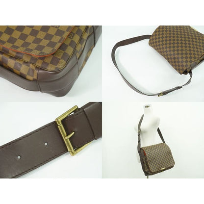 Louis Vuitton Naviglio Damier Ebene Shoulder Bag Messenger