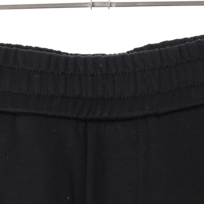 Prada Cotton Fleece Re-nylon Detail Jogger Pants Bottoms Ujp249 Black S
