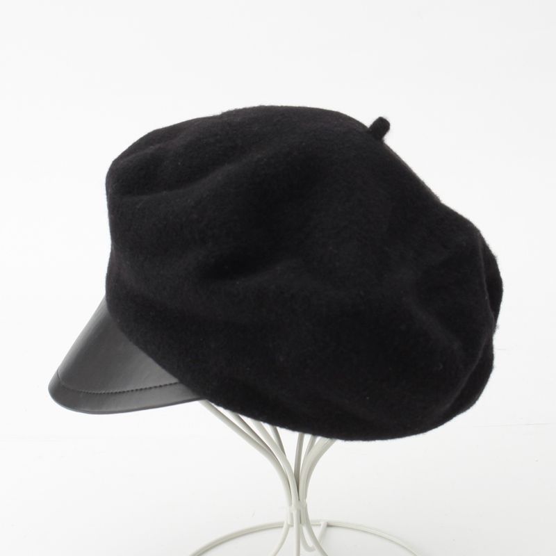 Dior Wool Logo Charm Bee Embroidery Beret Hat 81ddr921g103 Black 57