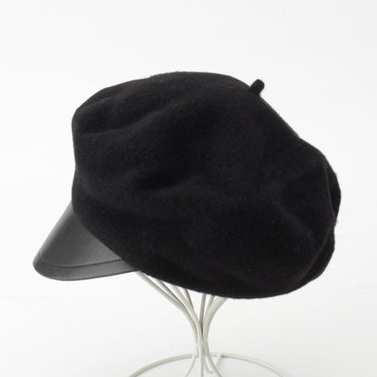 Dior Wool Logo Charm Bee Embroidery Beret Hat 81ddr921g103 Black 57