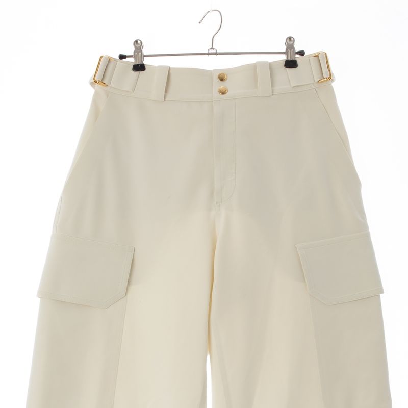 Louis Vuitton 24SS Nylon Cargo Pants Bottoms Rw241ww G74 Fqpx32 Ivory 38