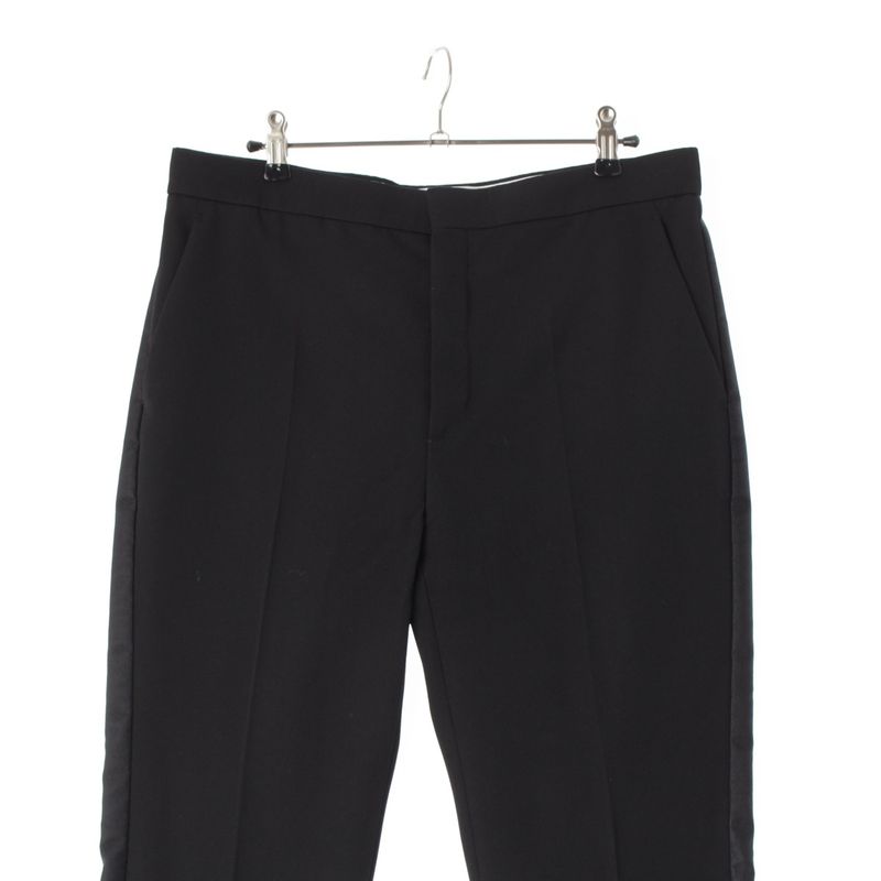Louis Vuitton 24SS Wool X Silk Side Patch Slacks Pants Bottoms Rw241wa AIU