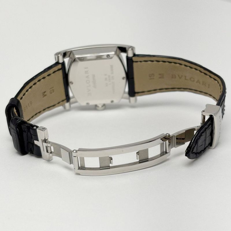 Bvlgari Watch Quartz Ashoma Black Silver Boys