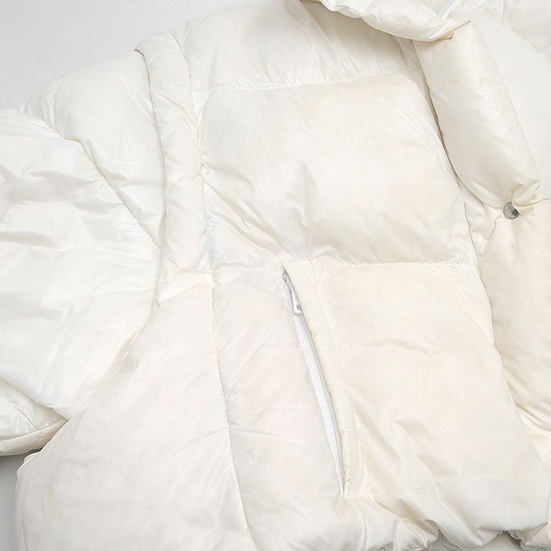 Prada Re-nylon Short Length Down Jacket 291805 White 3