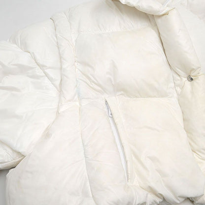 Prada Re-nylon Short Length Down Jacket 291805 White 3