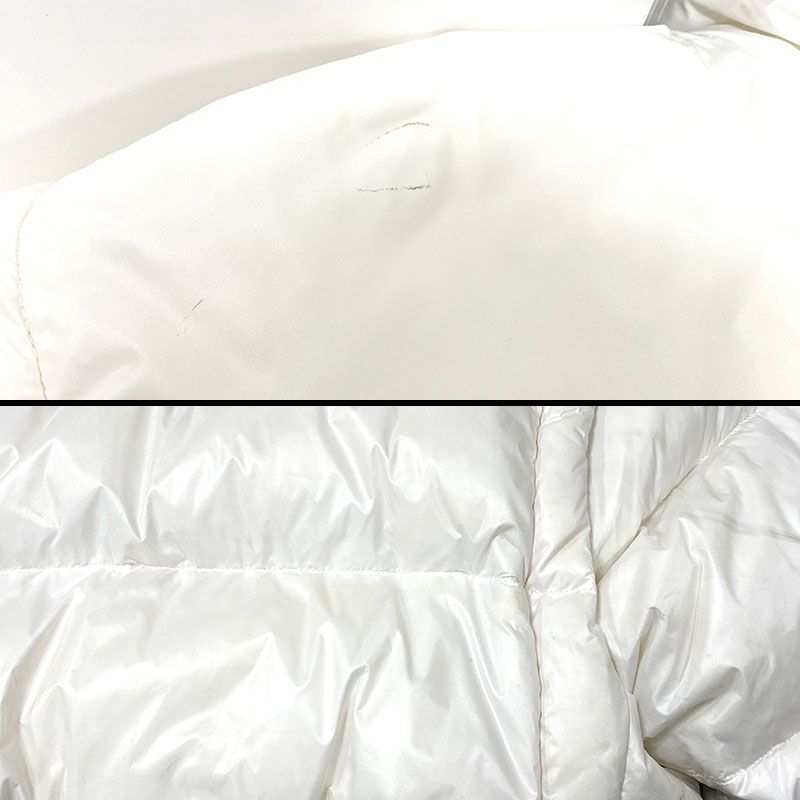 Prada Re-nylon Short Length Down Jacket 291805 White 3