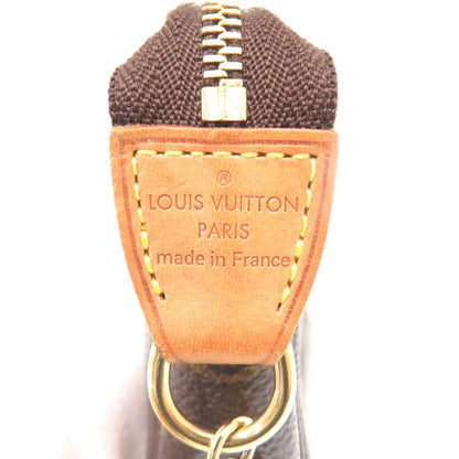 Louis Vuitton Mini Pochette Accessory Monogram Pouch Bag 1037