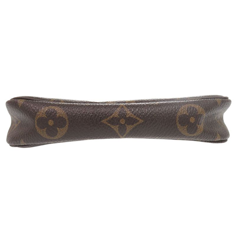 Louis Vuitton Mini Pochette Accessory Monogram Pouch Bag 1037