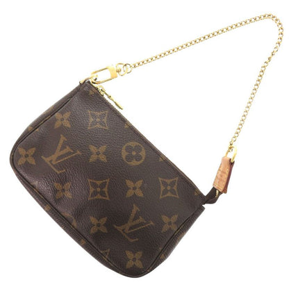 Louis Vuitton Mini Pochette Accessory Monogram Pouch Bag 1037