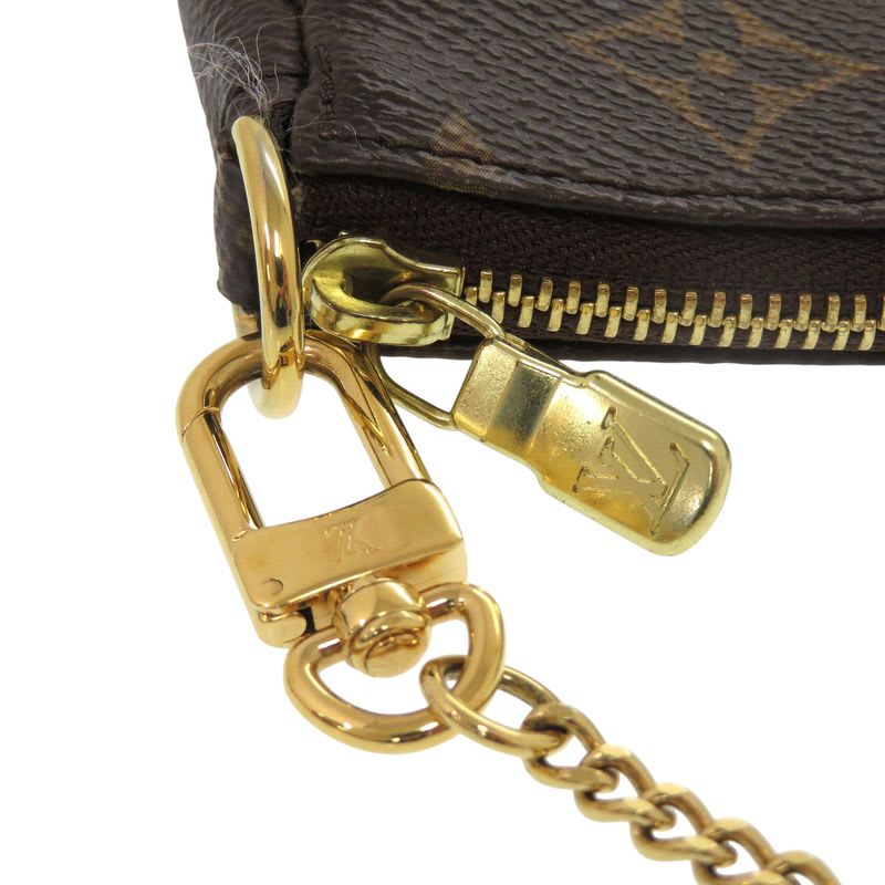 Louis Vuitton Mini Pochette Accessory Monogram Pouch Bag 1037