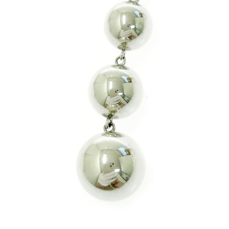 Tiffany & Co Silver Hardware Ball 5 row Necklace 7.5 g 925 Engraved