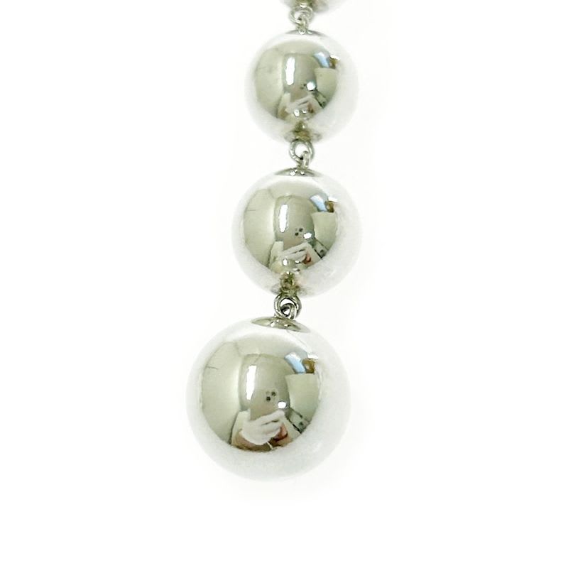 Tiffany & Co Silver Hardware Ball 5 row Necklace 7.5 g 925 Engraved