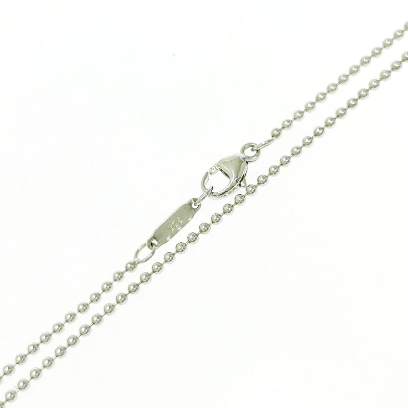 Tiffany & Co Silver Hardware Ball 5 row Necklace 7.5 g 925 Engraved