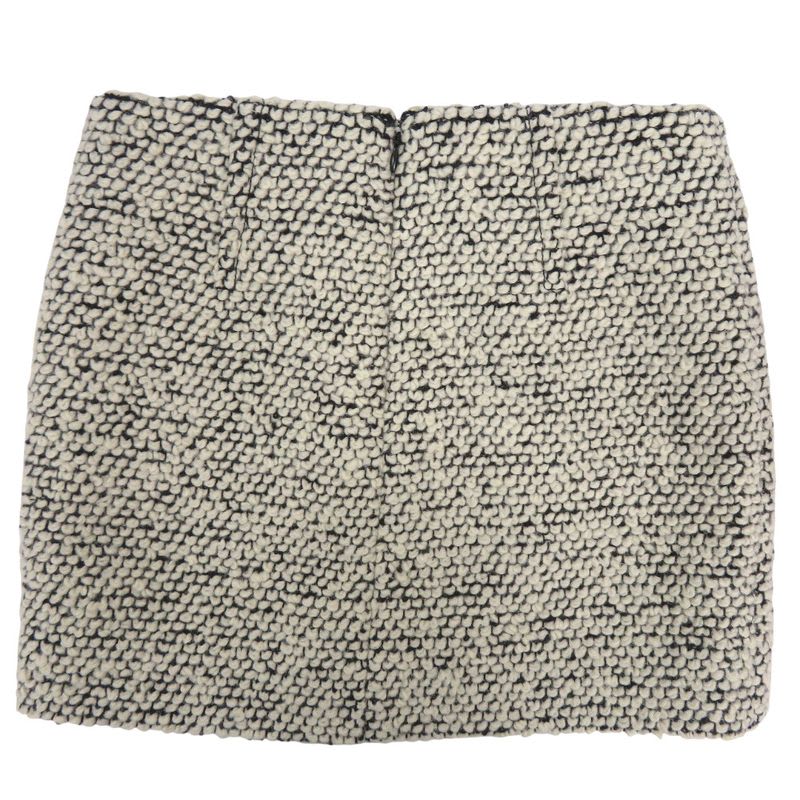 Bottega Veneta Skirt Mohair Wool Nylon White Black 0848