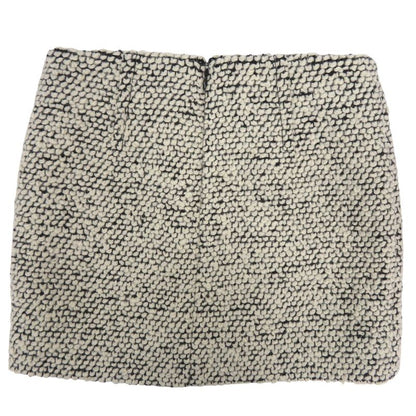 Bottega Veneta Skirt Mohair Wool Nylon White Black 0848