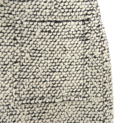 Bottega Veneta Skirt Mohair Wool Nylon White Black 0848