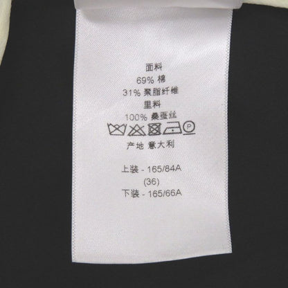 Christian Dior Plaid Check Pattern Dress Cotton Polyester Silk White Black