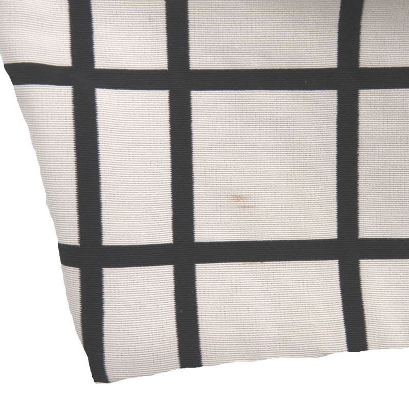 Christian Dior Plaid Check Pattern Dress Cotton Polyester Silk White Black