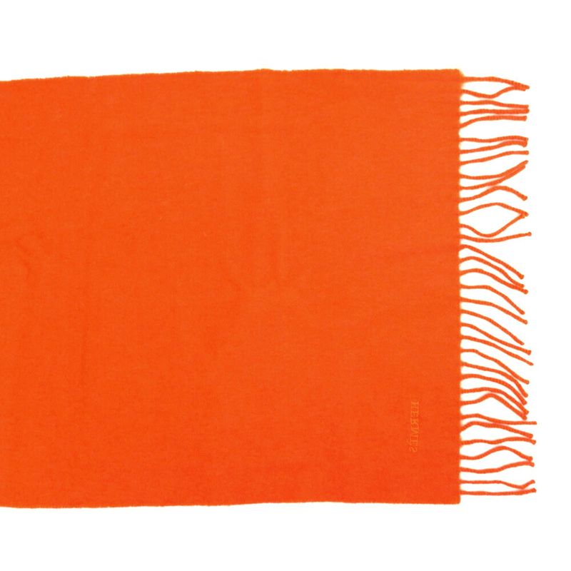 Hermes Muffler - Orange Cashmere Accessories Others