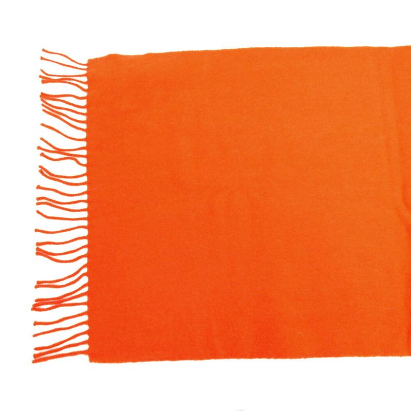 Hermes Muffler - Orange Cashmere Accessories Others